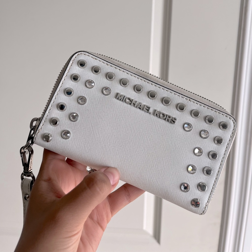 Michael Kors Crystal Wristlet Clutch